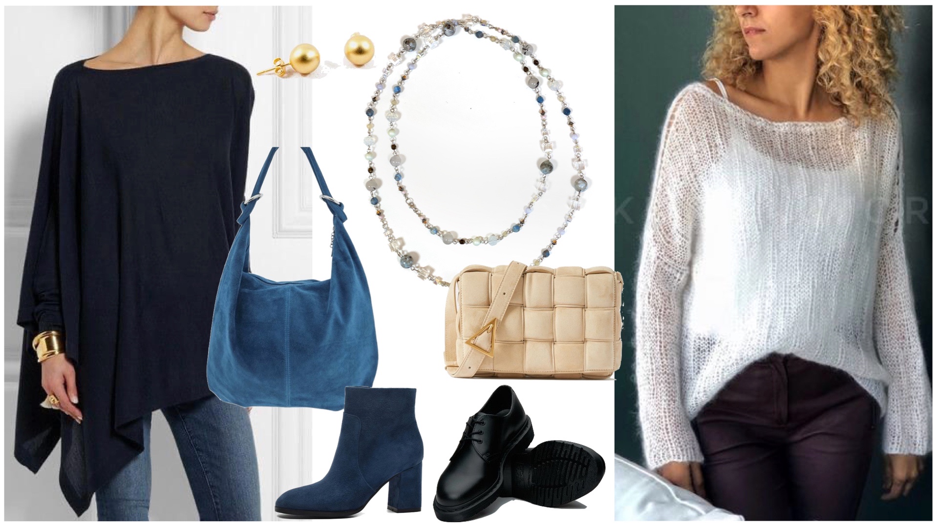 F/W Daily Look with "Caribbean Sands" Necklace - Aile.Jewelry StyleBook Advise