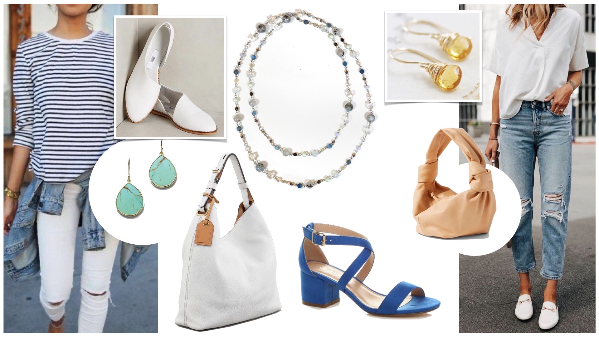 S/S Daily Look with "Caribbean Sands" Necklace - Aile.Jewelry StyleBook Advise