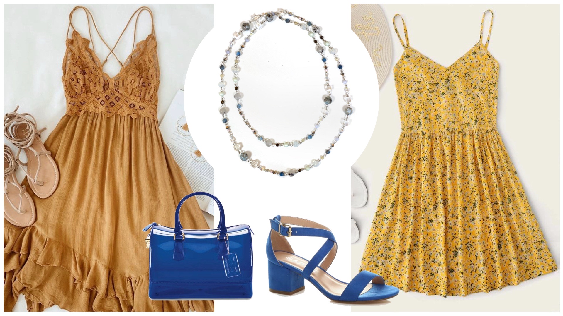 S/S Daily Look with "Caribbean Sands" Necklace - Aile.Jewelry StyleBook Advise