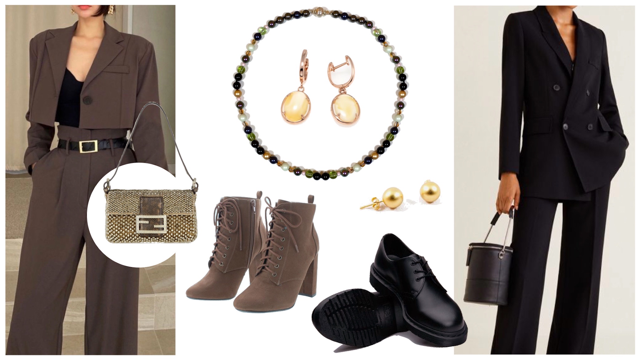 Office Look with "Wild Berries" Necklace - Aile.Jewelry StyleBook Advise