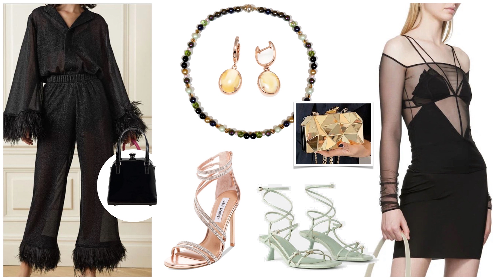 Evening Look with "Wild Berries" Necklace - Aile.Jewelry StyleBook Advise