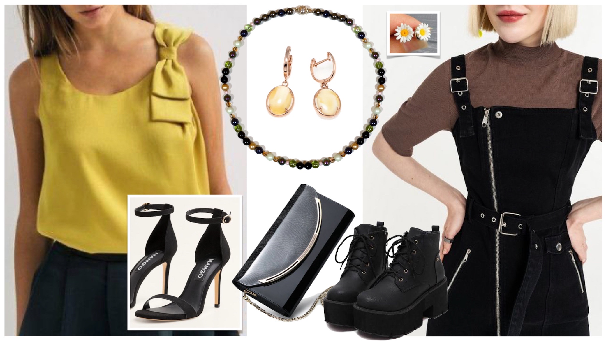 S/S Daily Look with "Wild Berries" Necklace - Aile.Jewelry StyleBook Advise